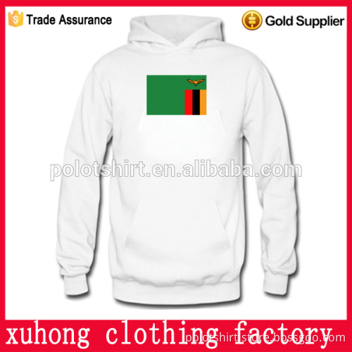 polyester with cotton kangaroo pocket logo print mans hoodies